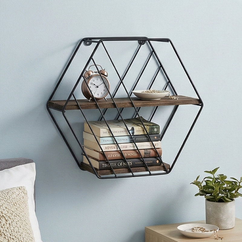 Jinora Spruce Wood Floating Shelf