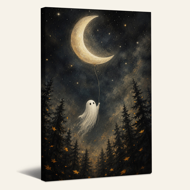 Art mural sur toile Halloween, H 36 po x l 24 po