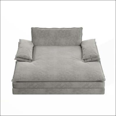 Modern Deep Seat Upholstered Reading Chair for Apartments