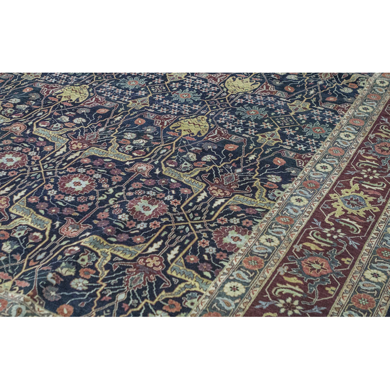 Bakshahesh Hand Woven Wool Oriental Area Rug, Rectangle 10' x 14'
