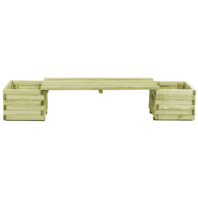 Dunleith Solid Wood Pine Outdoor Bench