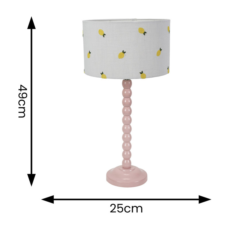 Smeltertown Table Lamp, Pink, No