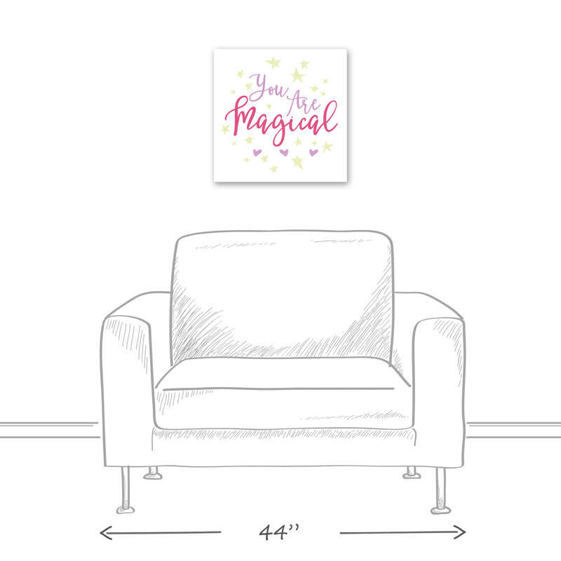 Art sur toile magique Geena, H 16 po x l 16 po x P 1,25 po