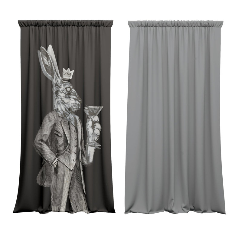 Velvet Blackout Curtain Panel Pair, 148cm Width x 300cm Drop