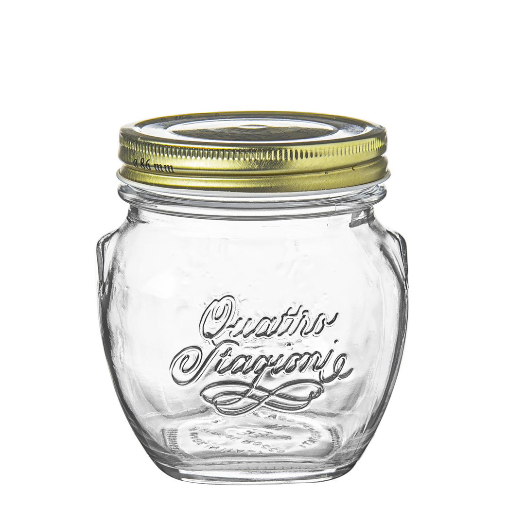 Quattro Stagioni Glass Storage Jar - 500ml