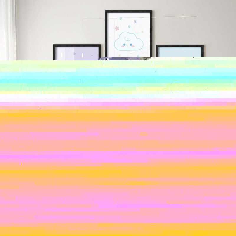 Multicolore multicolore pour salon, H 16 po x l 12 po, Blanc