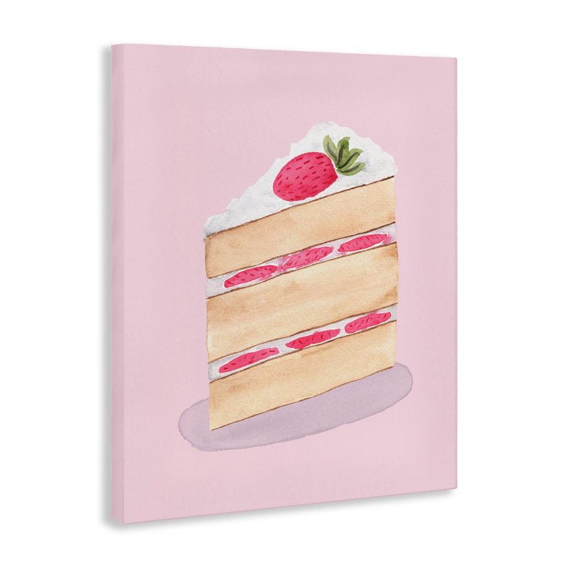 Toile Coquette Strawberry Cake, design par Nina Jacobs, H 20 po x l 16 po