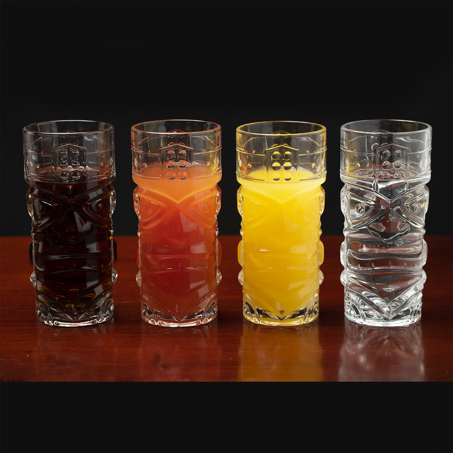 8 Pcs Plastic Hurricane Glasses 15 oz Break Resistant