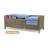 72.1'' Wide Rectangle Wicker Patio Sofa with Cushions-98295762