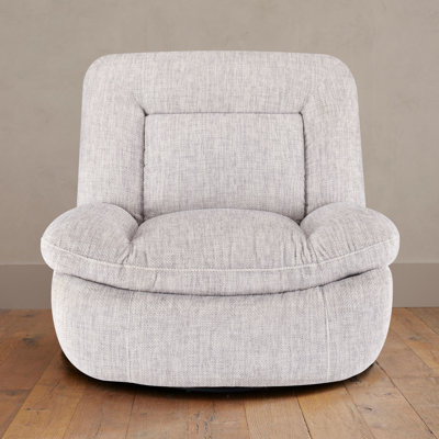 Ankita Faux Leather Armless Swivel And Rocking Recliner With Footrest by Latitude Run