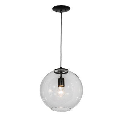 Luminaire sphère suspendu simple 1 lumières bola
