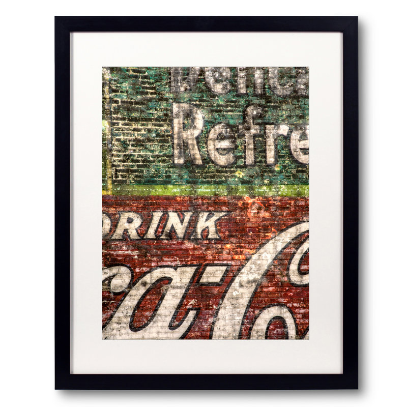 «Drink Coca Cola 1» par Scott Norris, H 21,25 po x l 17,25 po x P 0,875 po
