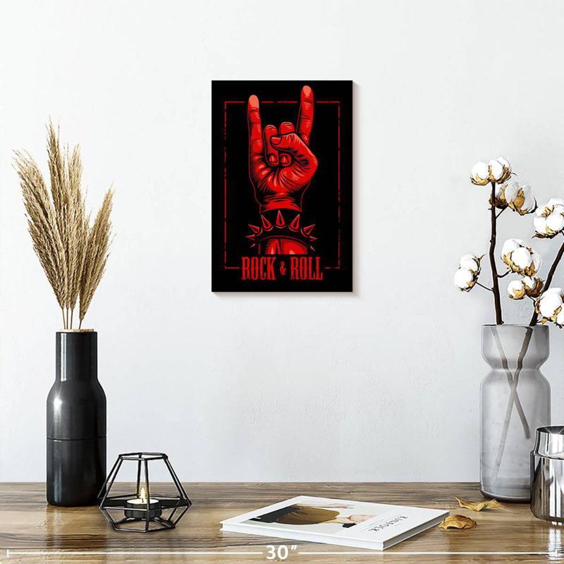 Abarca Red Rock N Roll, 12" H x 8" W