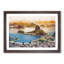 Skyline of Rio De Janeiro in Brazil in Abstract - Picture Frame Graphic Art Print-55739790-55739792
