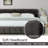 Modern Minimalist Upholstered Platform Bed Frame With Chenille Upholstered Headboard, Memory Foam Support & Built-In Storage-1050370429