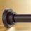 Tringle à rideau de douche à tension réglable, installation sans perceuse, tringle de salle de bain antidérapante antirouille, fabrication en acier inoxydable durable, tringle à tension multi-usage pour salle de bain et placard