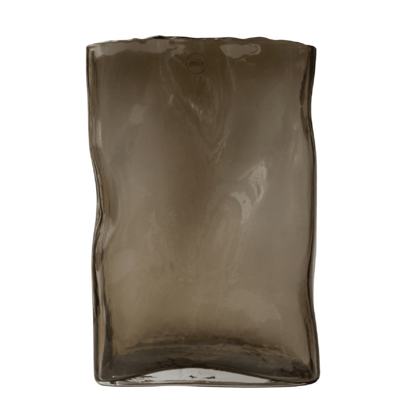 Vase de table Filia, Brun, H 11,81 po x l 7,87 po x P 4,3 po