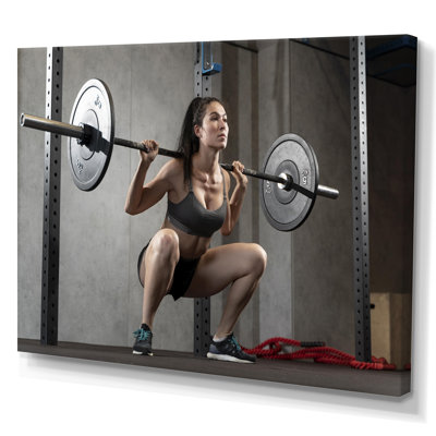 «Woman Bobystructioning Workout I» sur toile