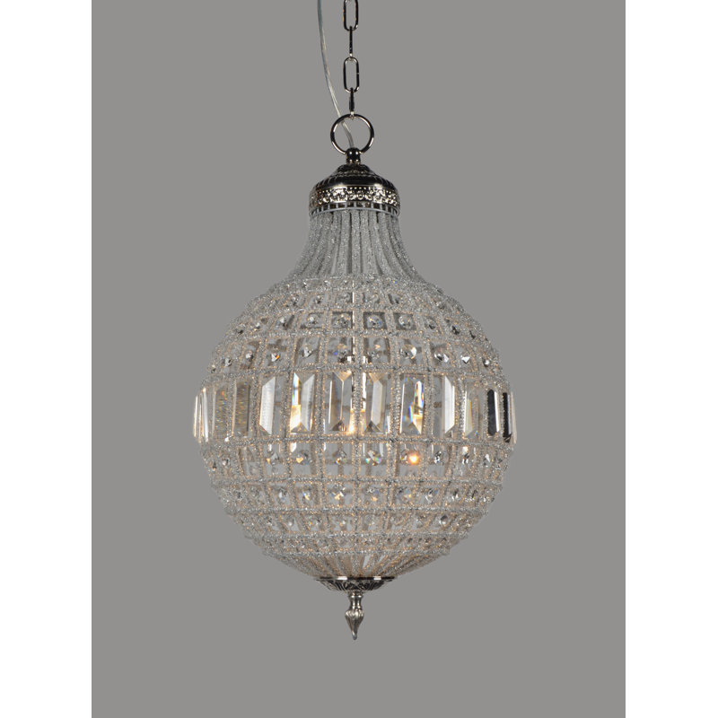 Arruda 1 - Light Chrome Single Pendant