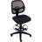 Traditional Backed Adjustable Height Ergonomic Lab Stool with Footring Wheels-1224889558