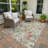 Machine Washable Indoor/Outdoor Raemoore ACN2403 Floral Rug-366186839