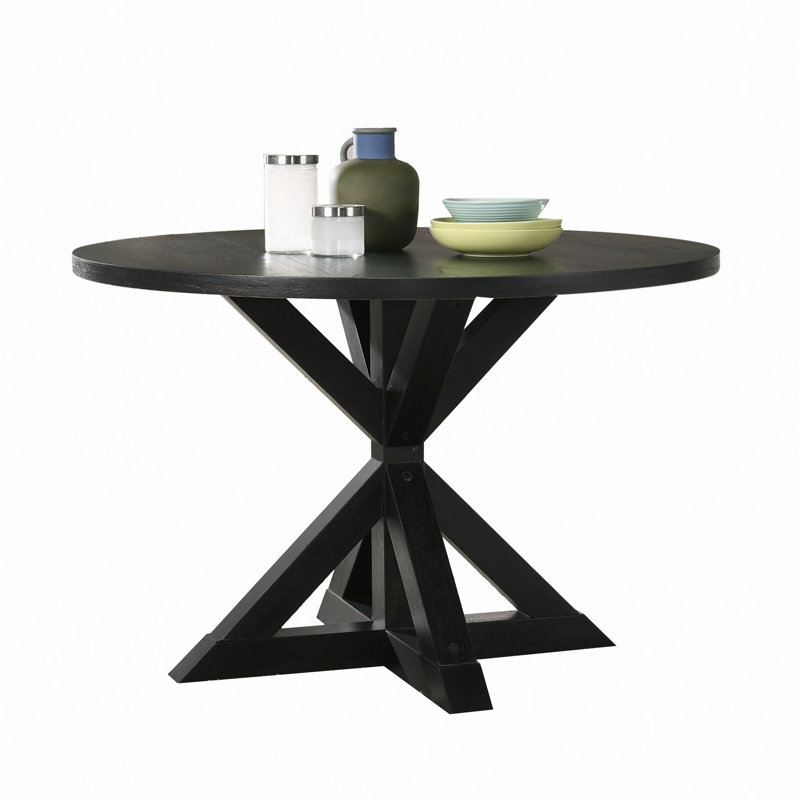 Cross-Buck Base Dining Table