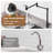 Cedar CASAINC 1.8 GPM Pot Filler Kitchen Faucet with 2 Handle-91290346