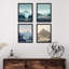 Ensemble encadré de 4 paysages encadrés, impression de 4 paysages encadrés-93014015-93014016