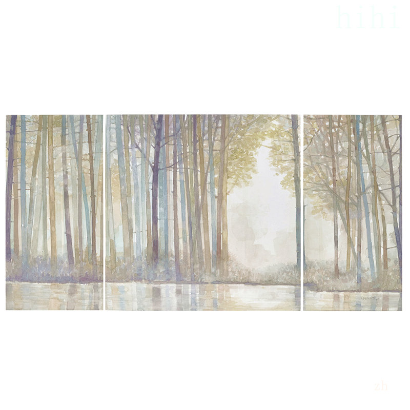 Ensemble d'art mural en toile 3 pièces Triptych