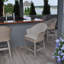 Milano Outdoor Teak Bar Stool