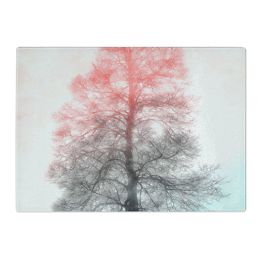 Tempered Glass Colour of the Tree Chopping Board