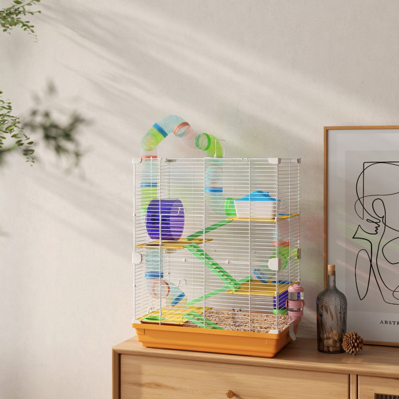 Edene Small Animal Cage, Orange
