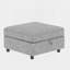 Armless Seat for Modular Sectional Sofa, Convertible Sofa Seat With Storage, Sleeper Sectional Sofa Set, Fabric Flexible Modular Combinations for Living Room(2PCS)-258892993