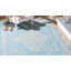 Tapis intérieur / extérieur beige / turquoise Arneshia-6548809