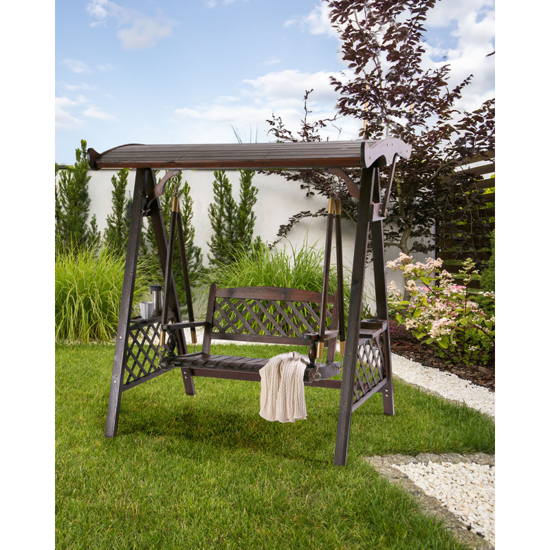 SENARICA 2 Person Porch Swing with Canopy