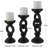 Wooden Chain Link Decorative Candle Holder Set-500461929