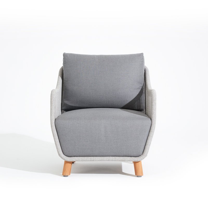 Chaise de patio avec coussins Neamiah