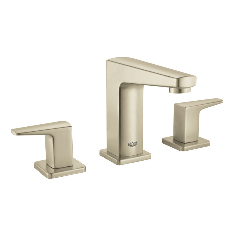 Tallinn Widespread Bathroom Faucet, Brushed Nickel