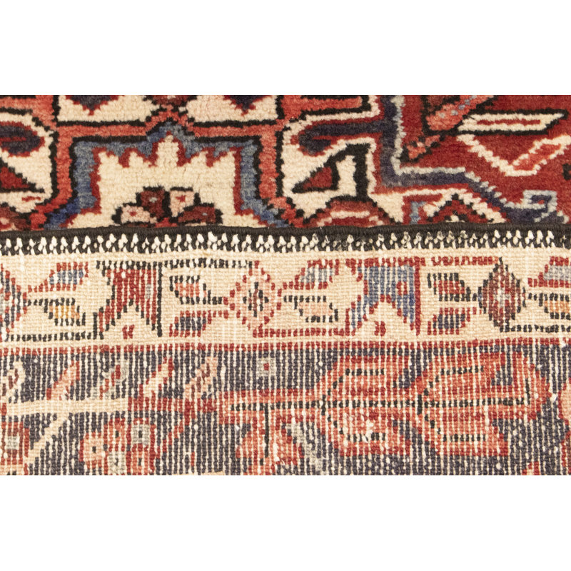 Tapis de couloir oriental vintage rouge 5 pi 4 po x 12 pi 7 po Tribal