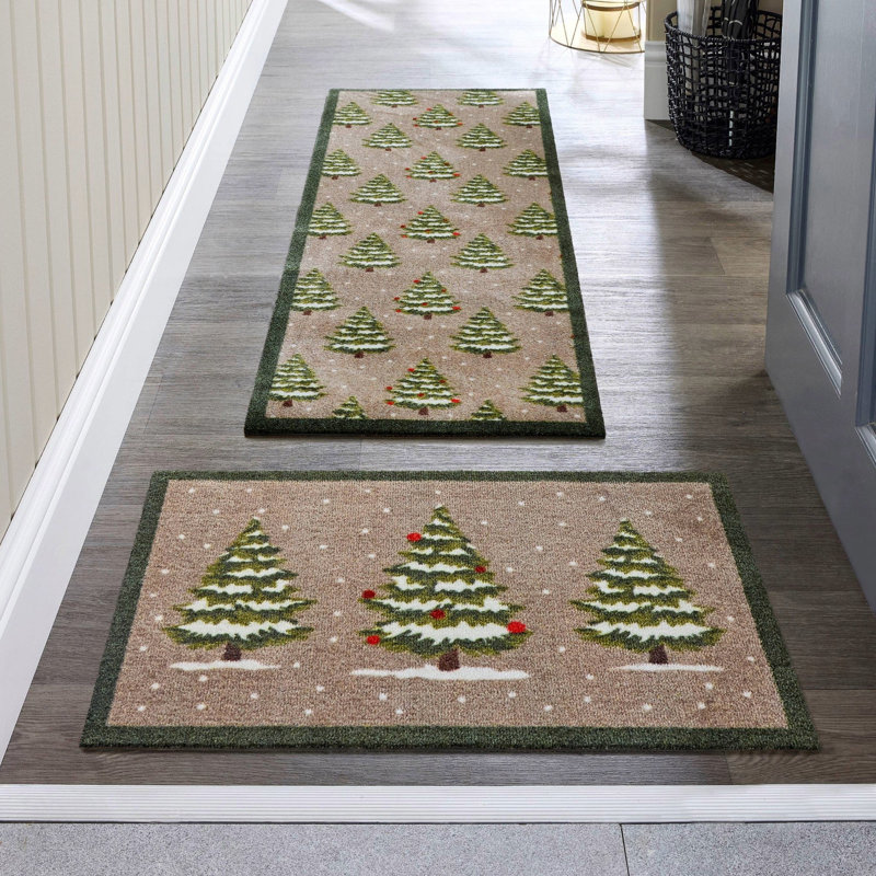 Non-Slip Christmas Indoor Doormat, 50cm W x 150cm L