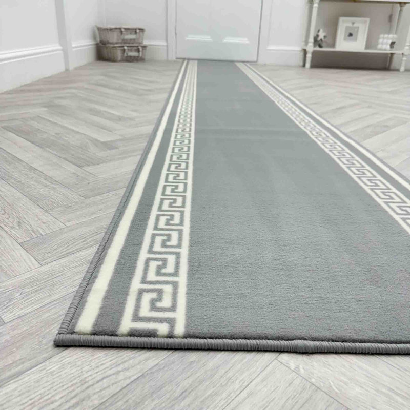 Runner Geometric Area Rug, Runner 60 x 420 cm
