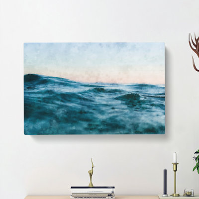 Rising Ocean - Wrapped Canvas Painting