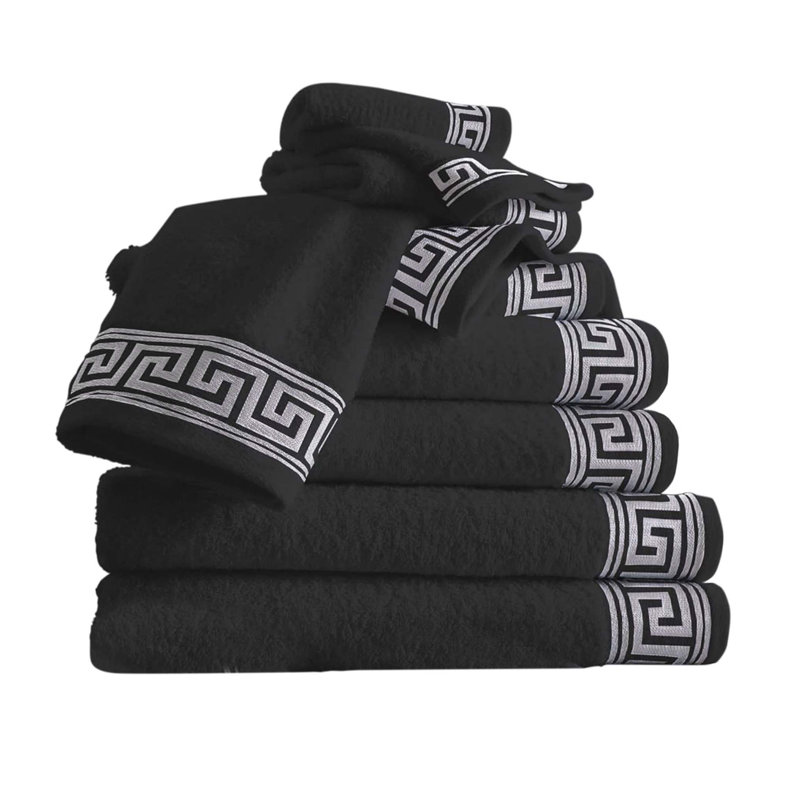 100% Cotton Mulit-Size Set, Black