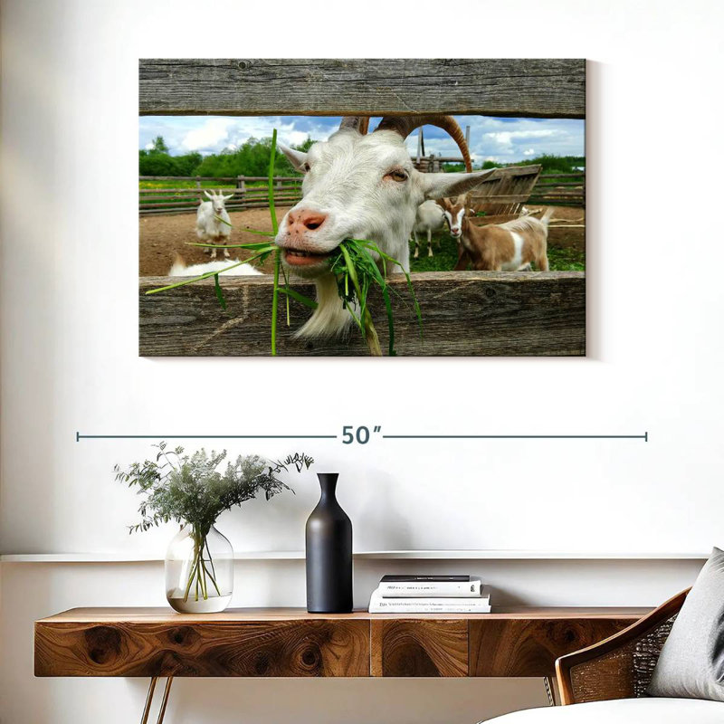 Euphoric Goat, 26" H x 39" W