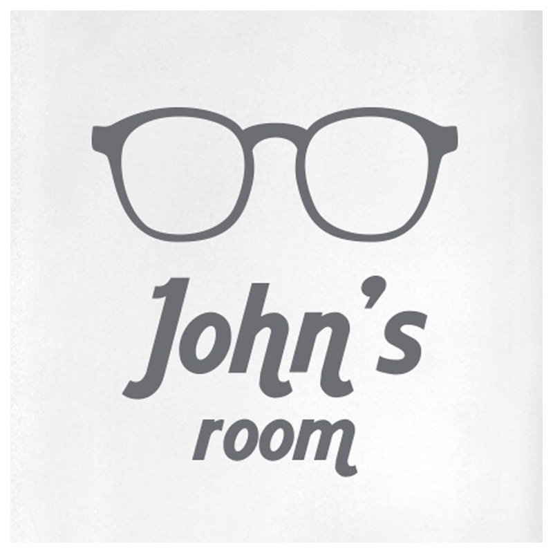 Wall Decal, Grey