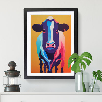 Cow Abstract - Single Picture Frame Print