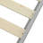 Gray Twin Over Full Bunk Bed In Wood, Featuring And Guard Rails, High - Strength Solid Pine, Easily Divisible Into Two Independent Sleeping Spaces, No Spring Box Needed, Upper With Length Rail,