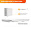 Base de douche rectangulaire à triple bride ABC6032L / 1-W l 60 po x P 32 po-101482797