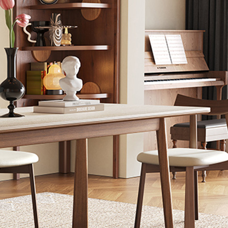 Table de salle à manger style français, H 29,52 po x L 59,05 po x l 31,49 po