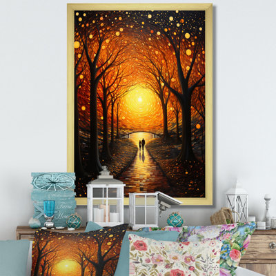 Tunnel Radiant Pathway Pointillism I - reproduction sur toile